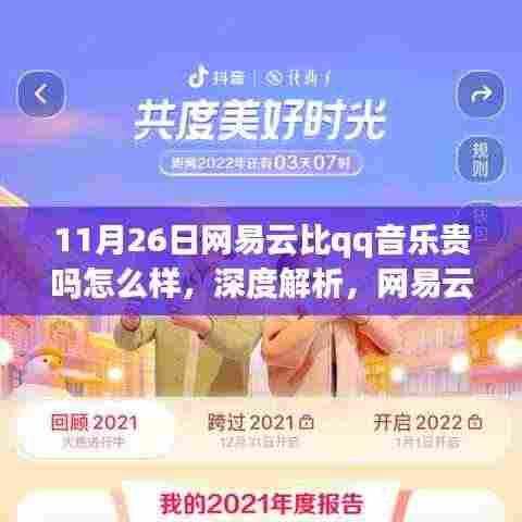 网易云与QQ音乐价格策略及用户体验深度对比，11月26日价格差异解析