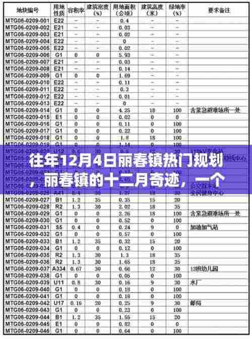 丽春镇十二月规划揭秘,日常奇迹与温馨生活篇章