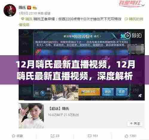 深度解析嗨氏最新直播视频,个人立场下的观察与解读