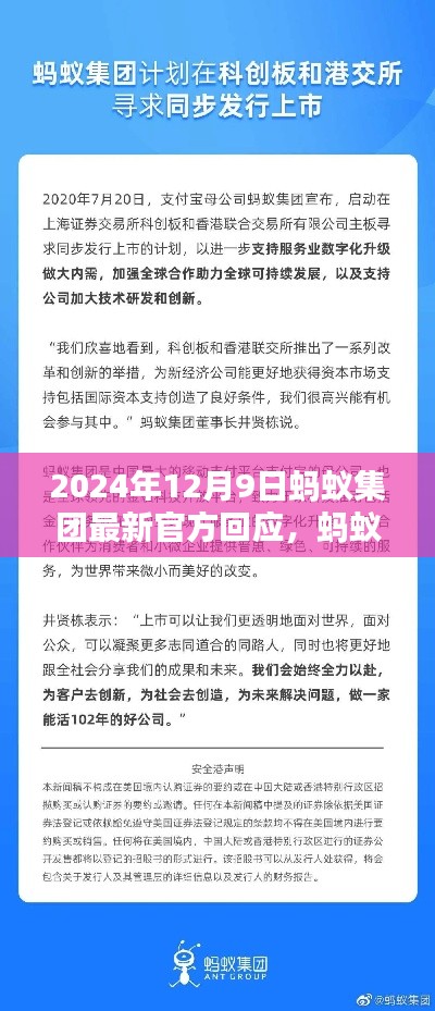 蚂蚁集团官方回应解析指南,适用于初学者与进阶用户的最新指南(2024年12月9日)