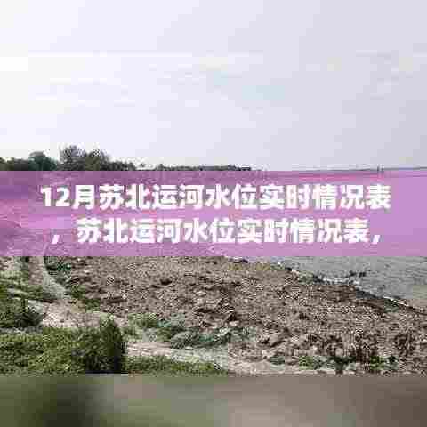 苏北运河十二月水位实时动态深度解析及实时情况表