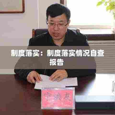 制度落实：制度落实情况自查报告 
