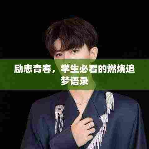 励志青春，学生必看的燃烧追梦语录