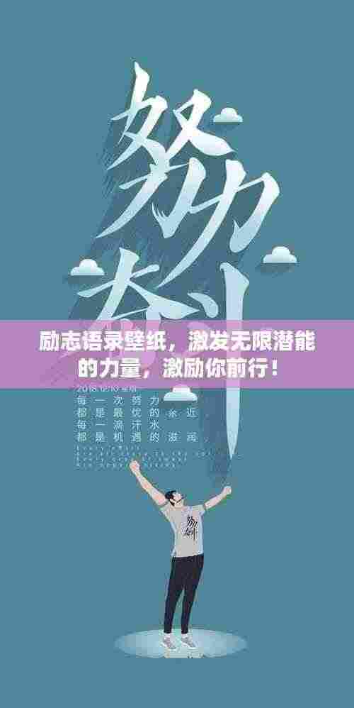 励志语录壁纸,激发无限潜能的力量,激励你前行!
