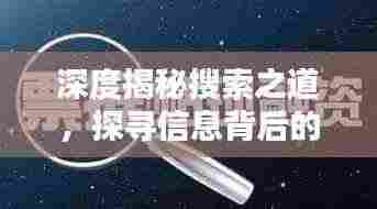 深度揭秘搜索之道，探寻信息背后的真相真相