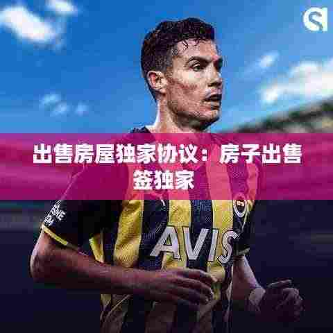 出售房屋独家协议:房子出售签独家