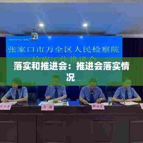 落实和推进会：推进会落实情况 