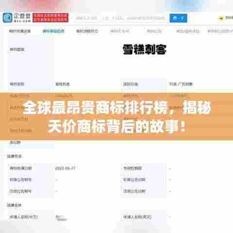 全球最昂贵商标排行榜,揭秘天价商标背后的故事!