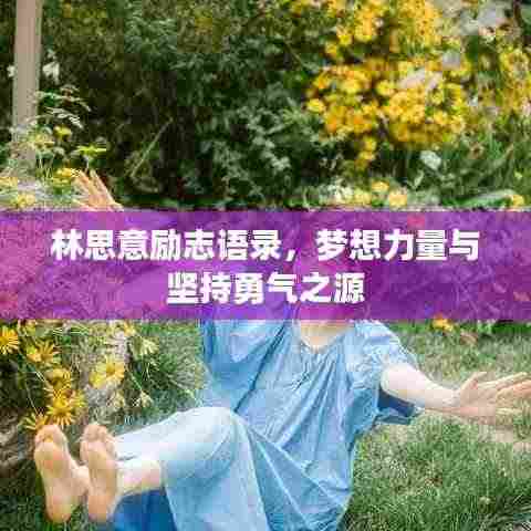 林思意励志语录,梦想力量与坚持勇气之源