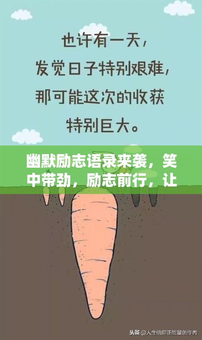 幽默励志语录来袭,笑中带劲,励志前行,让你动力满满!