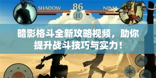 暗影格斗全新攻略视频,助你提升战斗技巧与实力!