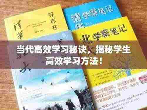 当代高效学习秘诀,揭秘学生高效学习方法!